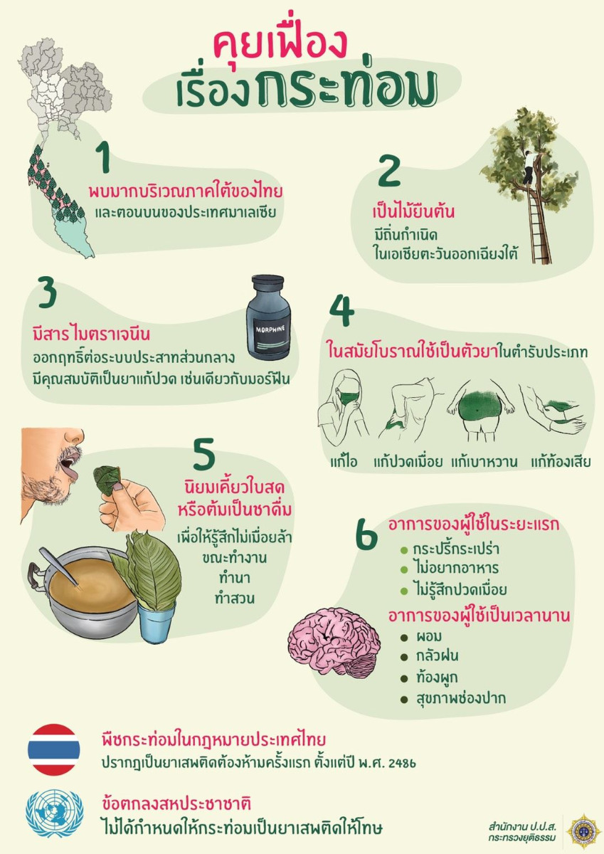 คุยเฟื่องเรื่องกระท่อม - สำนักงาน ป.ป.ส. กระทรวงยุติธรรม