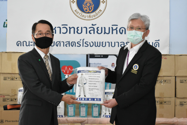 ฟาสซิโน มอบเจลแอลกอฮอล์, ชุด PPE และชุดเข็มฉีดอินซูลิน แก่ รพ.รามาธิบดี สู้ภัยโควิด-19